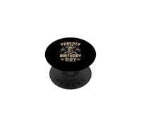 Padres de The Birthday Boy Knight Party PopSockets PopGrip Adhesivo