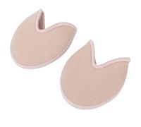 Padres del dedo del pie de ballet zenithaur cubiertas del dedo del pie de punta suave amortiguación del antepié delantera para almohadillas de baile para ballet pointe dance