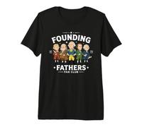 Padres Fundadores Club de Fans Padres Fundadores Divertidos Camiseta Premium