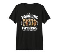 Padres Fundadores Club de Fans Padres Fundadores Divertidos Camiseta Premium