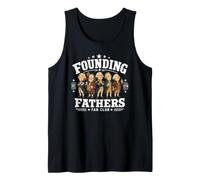 Padres Fundadores Club de Fans Padres Fundadores Divertidos Camiseta sin Mangas