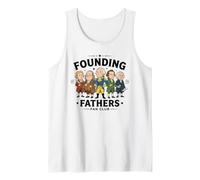 Padres Fundadores Club de Fans Padres Fundadores Divertidos Camiseta sin Mangas