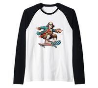 Padres fundadores de USA Skaters Camiseta Manga Raglan