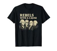 Padres Fundadores Rebeldes Con Causa Patriótico Punk Rock Camiseta