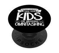 Padres multitarea: cuatro hijos PopSockets PopGrip Adhesivo
