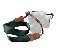 Padwa Lifestyle Correa para cámara - 1.5" de ancho Crazy Horse Cowhide Head Camera Straps,Correas ajustables de algodón tejido para fotógrafos y todas las cámaras DSLR (Verde oscuro)