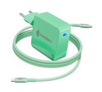 PAEBAI+ 100W USB C Cargador PD GAN Carga Rapida para MacBook Pro, MacBook Air, Google Pixelbook, ThinkPad, DELL XPS, iPad, Galaxy S24/S23, iPhone 17/16/Pro y más Dispositivos de Tipo C