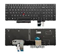 PAEBAI+ Replaccment - Teclado retroiluminado para laptop Lenovo Thinkpad T15G P15 P17 GEN2 US Layout negro