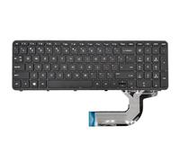 PAEBAI+ Teclado de repuesto para laptop compatible con HP 350 G1 350 G2 355 G2 752928-001 758027-001 6037B0095501 SG-59840-XUA Teclado US con marco