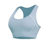 Paeceioni Sujetadores deportivos para mujer, de alto soporte, cómodos para el día a día, color azul claro, talla S
