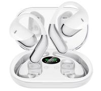 Paekole AI Translation Earbuds Real Time - Audifonos Traductores Inglés Español, 4-in-1 Translator Device, Supports 146 Languages & Accents, Open Ear Earbuds with Charging Case,Crisp White