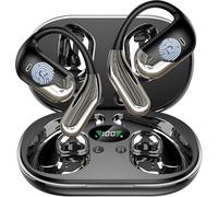 Paekole Audífonos traductores de IA en tiempo real, 144 idiomas y acentos, auriculares Bluetooth inalámbricos 3 en 1 con funda de carga, audómetros español/inglés, compatibles con iOS y Android