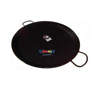Vaello Campos Vaello La Valenciana-Paellera de Acero esmaltado, 70 cm, Negro