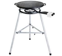 Paella-Grill-Set: Placa de Hierro Fundido Ø 55 CM, 2-Ring Quemador Ø 40CM