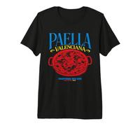 Paella Valenciana Diseño de Comida Española Camiseta Premium