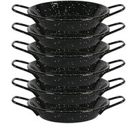 Paellera Con Asas/Cazuela Mini/Paellera 15cm Antiadherentes/Cazuela Inducción / (Pack 6) Sartén para cocina