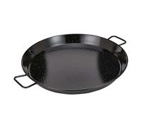 Paellera De Hierro Esmaltado Negra Con 2 Asas Ø 80 Cm - Garcima