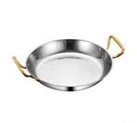Paellera Valenciana Pulida Electrolítica Antióxido(silver) | para acero inoxidable grueso, larga duración, uso doméstico y comercial, para fácil , desgaste