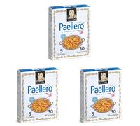 Paellero Carmencita Mezcla de Especias para Paella con Azafrán, Sin Gluten, 5 Sobres de 4g Ud, 30 Raciones - 20g (Paquete de 3)