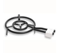 Paellero Doble Aro 50-30 cm Quemador Gas Butano, Rosco Paellas, Paellera 42-70cm