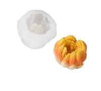 Paeonia Lactiflora - Moldes de silicona florales resistentes a la | Para hacer jabón y chocolate horneado, fácil de moldear para fundición de resina, jabón
