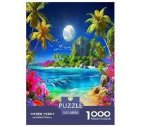 paesaggio di Mare Puzzle Da 1000 Pezzi Collezione Alta Qualità Spiaggia Scena Idea Regalo Ottima per Adulti E Bambini ≥14 Anni 38x26cm/1000pcs
