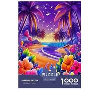 paesaggio di Mare Puzzle Da 1000 Pezzi Collezione Alta Qualità Spiaggia Scena Idea Regalo Ottima per Adulti E Bambini ≥14 Anni 70x50cm/1000pcs