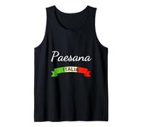 Paesana - Bandera de Italia para Regalo a Juego Camiseta sin Mangas