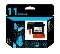 PAESCOY 11 Cabezal De Impresión De Tinta C4810A C4811A C4812A C4813A Reemplazo para Impresoras HP Designjet 100 110 111 500 510 800 813 850 500ps 800ps 9110 9120 9130 K850,Cyan-1 Pack