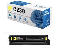 PAESCOY Cartucho De Tóner C230 C235 Negro Cian Magenta Amarillo (sin Chip) 006R04391 006R04392 006R04393 006R04394 Compatible con Impresoras Xerox C230 C235, 2500-3000 Páginas,Yellow-1 Pack