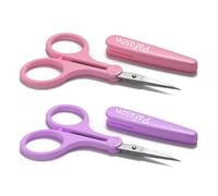 PAFASON Pequeñas de Costura Conjunto Tijeras Manualidades Punta Recta Precisión para Scrapbooking Acolchar Coser Tejer Bordado Punto Cruz Ganchillo Hilo Lana Papel Tela Detalle Corte