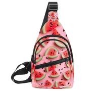 PAFEFO Fantasy Magic Funny Setas Sling Bag para mujeres y hombres, riñonera, bolsa cruzada en el pecho, viajes, hombro, bolso de mano, Multicolor 03, 11.8x7x1.5in/30x18x4cm