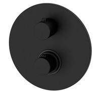 Paffoni Light grifo de bañera y ducha empotrado con termostato negro LIQ018NO