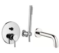 Paffoni Stick grifo de bañera y ducha empotrado || SK015ZWW.ST