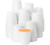pafnisoin Vasos Papel 100 PCS Vaso Cafe 200ML Vasos Carton Vasos Desechables Cafe Vasos de Cartón Desechables Vaso de Papel Para Cafe