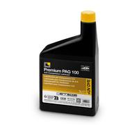 PAG 100 + Dye - 1 L, Lubricante Compresores de Aire Acondicionado de Automóviles, incluidos compresores eléctricos, que funcionan con gas refrigerante R134a y R1234yf