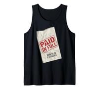 Pagado en su totalidad Juan 19:30 Cristiano - Sello de Recibo Cruz Camiseta sin Mangas