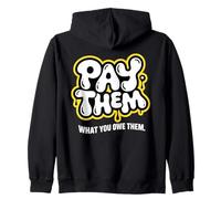 Págalos lo Que Les debes - Vintage Women Equal Pay Sudadera con Capucha