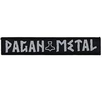 Pagan Metal - Parche con martillo de Thor, Negro , ca. 19 x 3,5 cm
