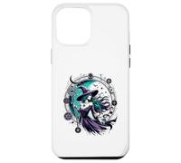 Pagan Witch Mystical Night Wheel of the Year with Moon Carcasa para iPhone 12 Pro Max