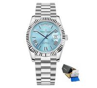 Pagani Design 1752 DD36 Reloj mecánico automático de lujo para hombre, cristal de zafiro, fecha del día, calibre gaviota ST16, resistente al agua hasta 100 m, azul cielo