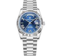 Pagani Design 1752 DD36 - Reloj mecánico automático de lujo para hombre, cristal de zafiro, reloj con fecha y día, calibre de gaviota ST16, resistente al agua hasta 100 m, 1752-azul marino