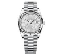 Pagani Design DD40 1783 Reloj Automático de Caballero con Calibre AR y Cristal de Zafiro - Resistente al Agua 10Bar. (Blanco)