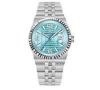 Pagani Design Nuevo Reloj de Hombre Movimiento automático japonés Caja de Acero Inoxidable 10BAR Resistente al Agua Luminoso Casual Reloj de Hombre con Fecha (Azul Cielo Plata Acero)