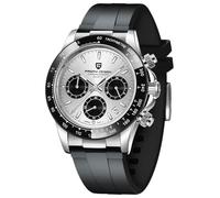 Pagani Design PD-1664 - Reloj para hombre con movimiento Seiko VK63 y zafiro resistente a los arañazos., gris, Clásico