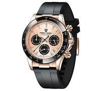 Pagani Design PD-1664 - Reloj para hombre con movimiento Seiko VK63 y zafiro resistente a los arañazos., dorado, Clásico