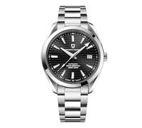 Pagani Design - Reloj automático para Hombre, Cristal de Zafiro, Acero Inoxidable, Resistente al Agua, Reloj Deportivo automático