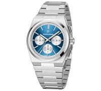 Pagani Design - Reloj cronógrafo de cuarzo con movimiento VK63, 40 mm, cristal de zafiro 316L, acero inoxidable 316L, resistente al agua hasta 100 m, reloj de vestir luminoso, Azul, deporte