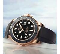 PAGANI DESIGN Reloj de pulsera mecánico deportivo para hombre, reloj automático de lujo de zafiro para hombre, reloj resistente al agua de acero inoxidable Rose Gold black