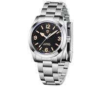 Pagani Design Relojes automáticos para Hombre 36mm Acero Inoxidable Reloj de Pulsera para Hombre, Zafiro Relojes mecánicos, NH35A Movimiento (Negro 1751)